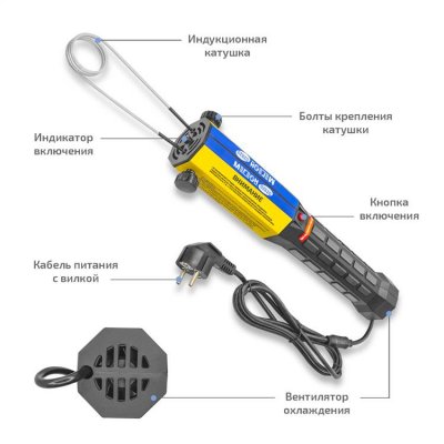 Портативный индукционный нагреватель МЕГЕОН 02820